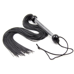 Silicone Whip  Flogger Spanking, black
