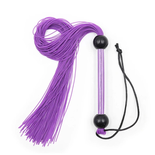 Silicone Whip  Flogger Spanking, purple