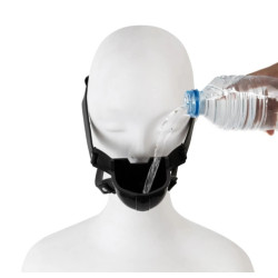 Mouth Gag, BDSM Training Funnel Oral Enema Plug, Toilet Funnel Open Mouth Gag SM Sex Toys