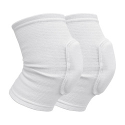 Knee pads, elastic knee protector, white