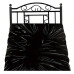 PVC Bed Sheets, Waterproof and Hypoallergenic Bed Cover, black, 2,2x1,3m