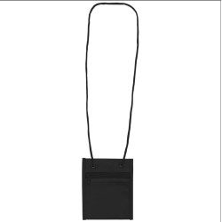 Neck pouch, black