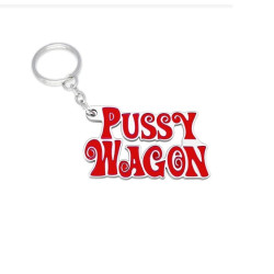 XXXXX  Atslēgu piekariņš PUSSY WAGON, sarkana