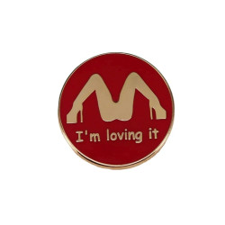 XXXXX  Nozīmīte I'M LOVING IT, sarkana