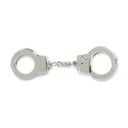 xxxxx Keychain - Miniature Simulation Handcuffs Personalized Funny, chrom