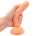Male and female silicone dildo CORN, 19cm