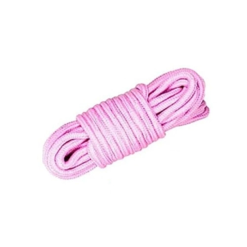 Shibari rope for sexual bondage games, pink, 10m